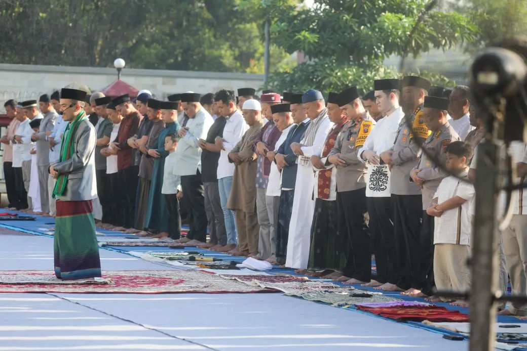 Memperkuat Iman dan Soliditas Personel, Polda Sumut Gelar Shalat Idul Fitri 1447 H