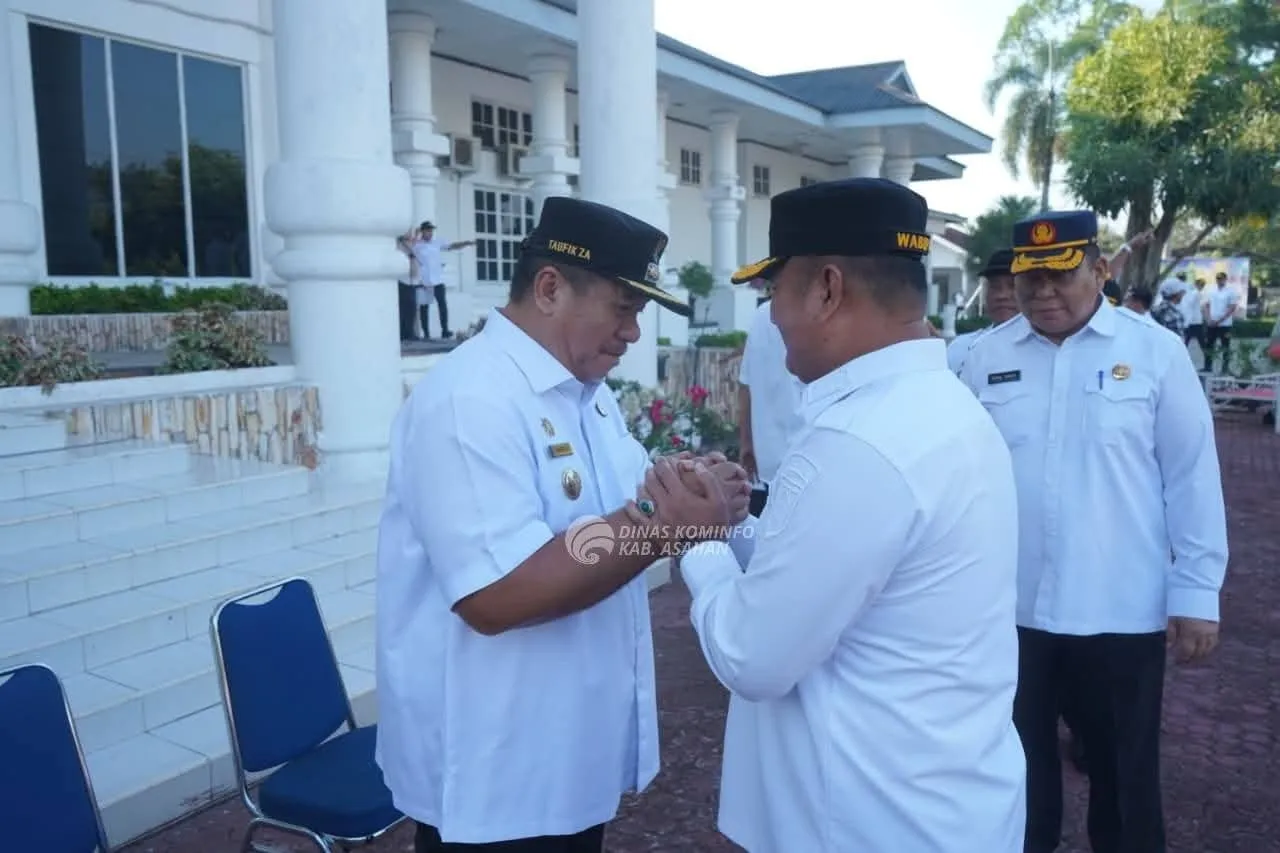 Apel Perdana Pasca Idul Fitri,Kehadiran ASN Asahan Capai 98 Persen