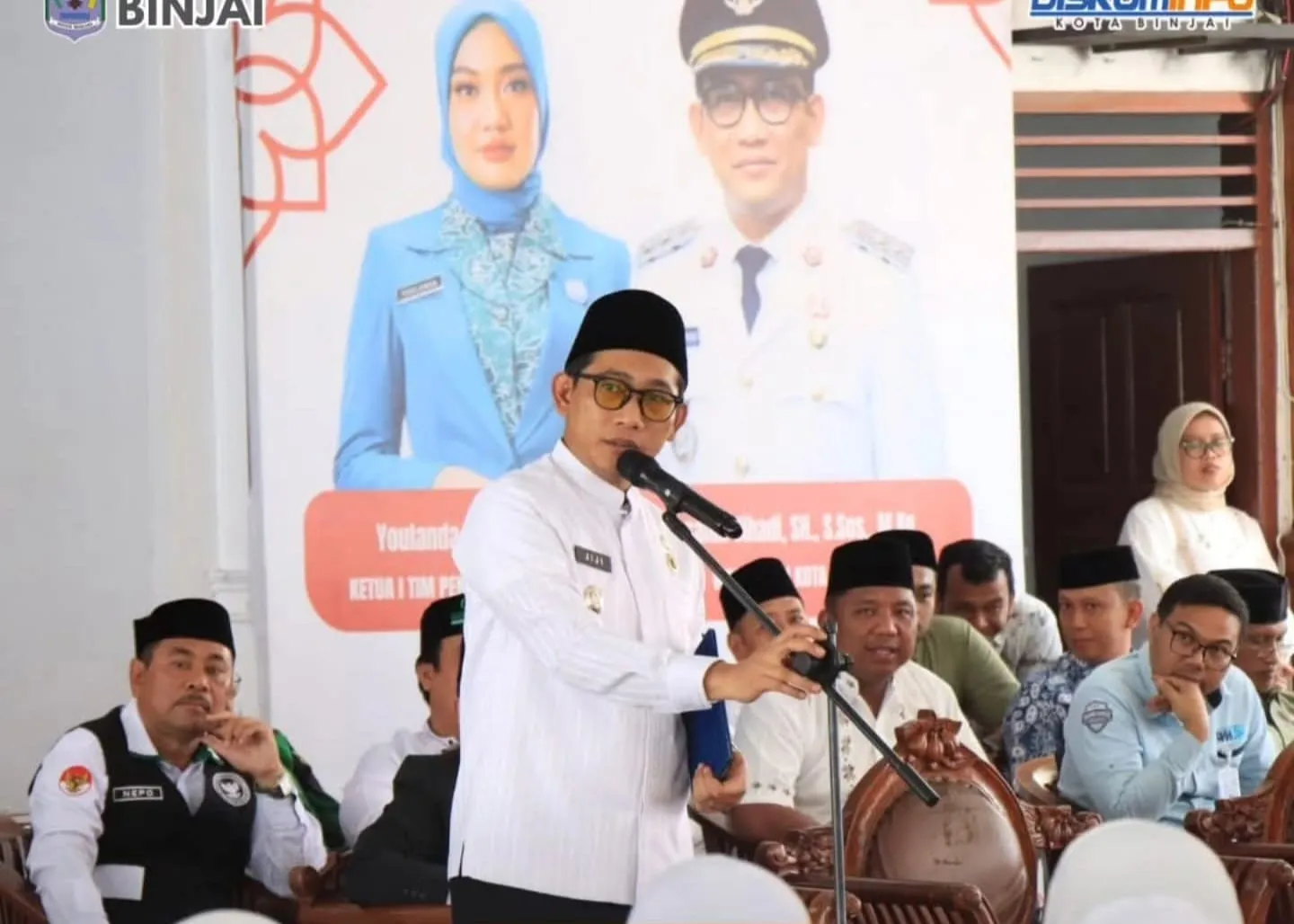 Persiapan Haji 2026, Pemko Binjai Gelar Manasik dan Tepung Tawar Jamaah
