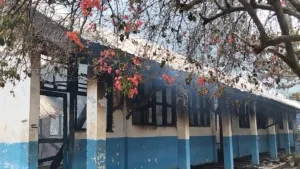 Bangunan Sekolah SMP Negeri 4 Balige Terbakar