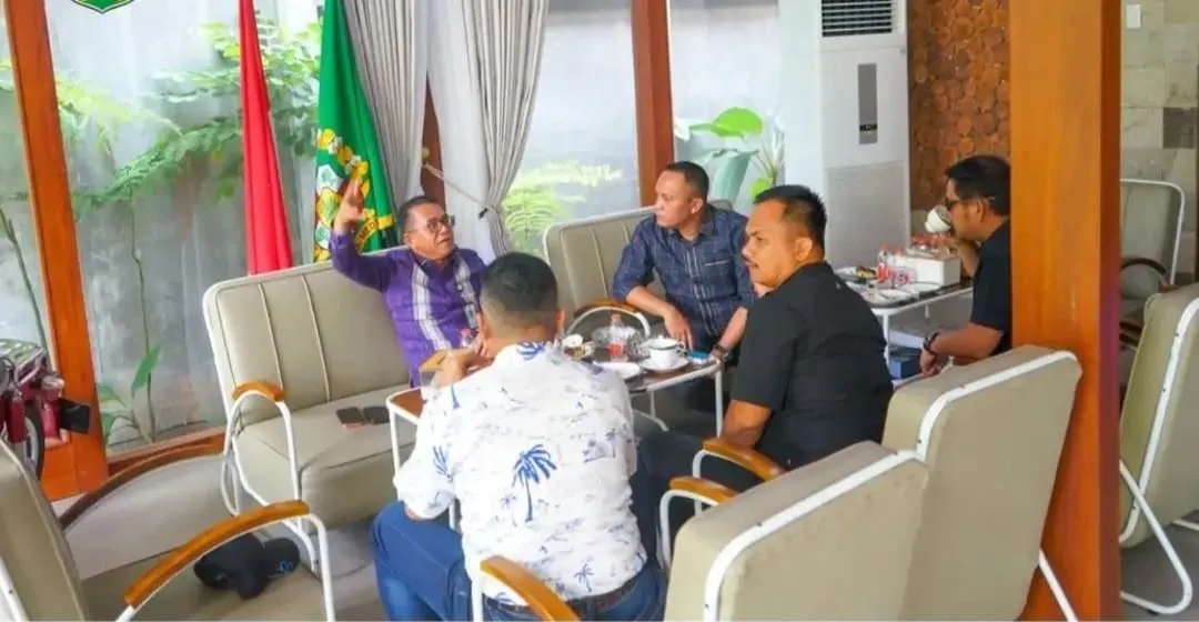 Wakil Walikota Medan Terima Kunjungan Danyon Parako 463 Pasgat