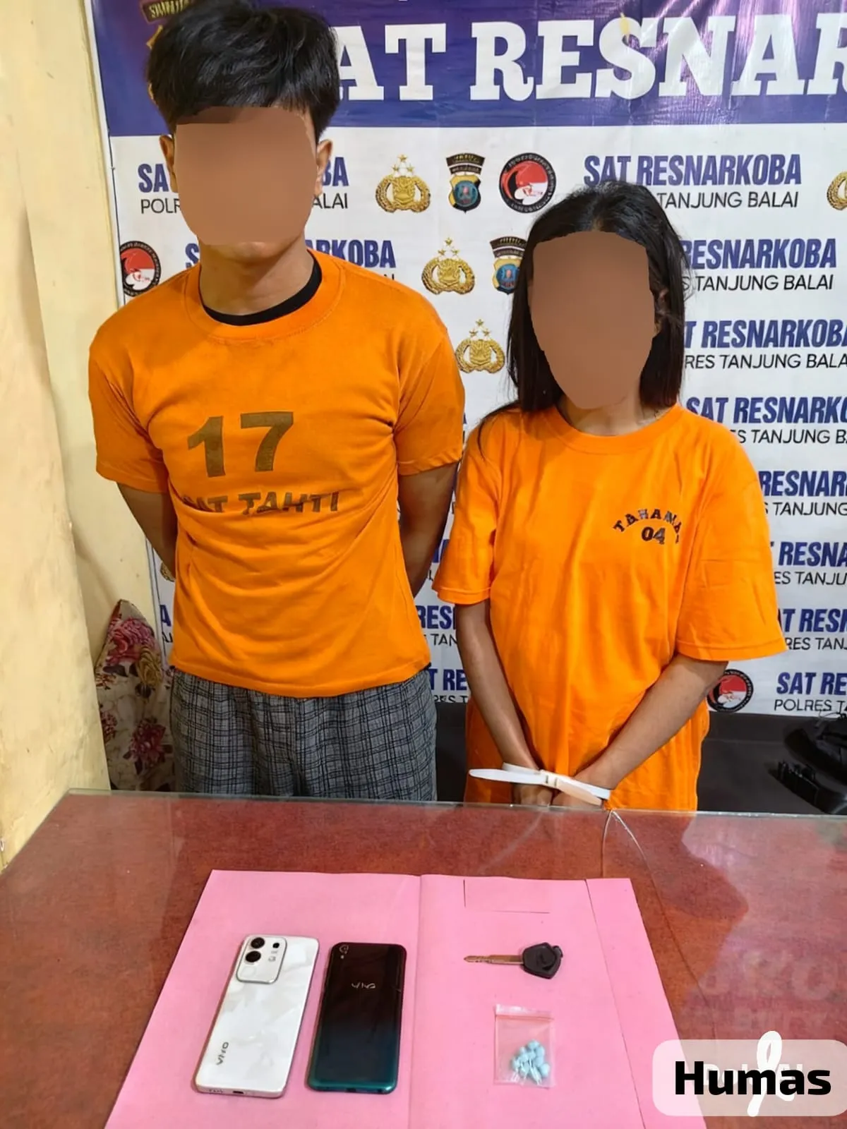 Polres Tanjungbalai Tangkap Kurir Narkotika, 10 Butir Pil Ekstasi Diamankan