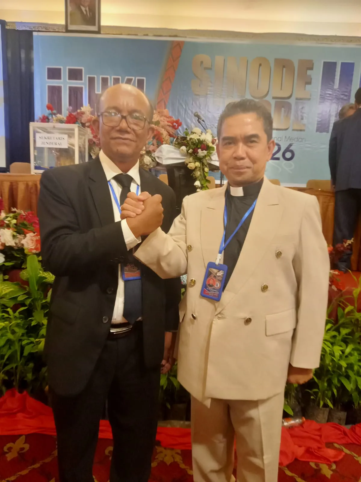 Pdt Dr Toni Liston Hutagalung Ephorus dan Pdt Dormen Pasaribu Terpilih menjadi Sekjen HKI  2026-2031