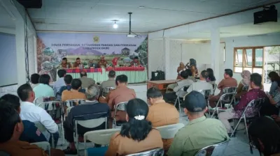 Bupati Dairi Buka Rakor Teknis Program HDDAP, Target Lahan Holtikultura 606 Hektar