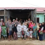 Polres Tapteng Salurkan Bantuan Pangan ke Warga Terdampak