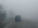Kabut Asap Pekat Selimuti Sampit, Jarak Pandang Pengendara Terbatas