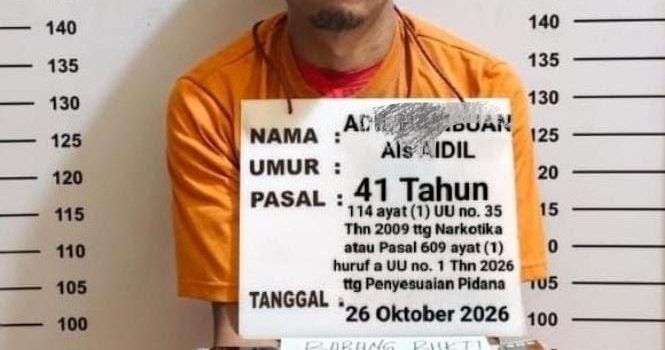 Polres Labuhanbatu Ringkus 2 Pria, Sabu 21,57 Gram dan Vape Getar Disita