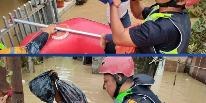 Rico Waas Gerak Cepat Tangani Banjir, BPBD Siaga Sejak Malam