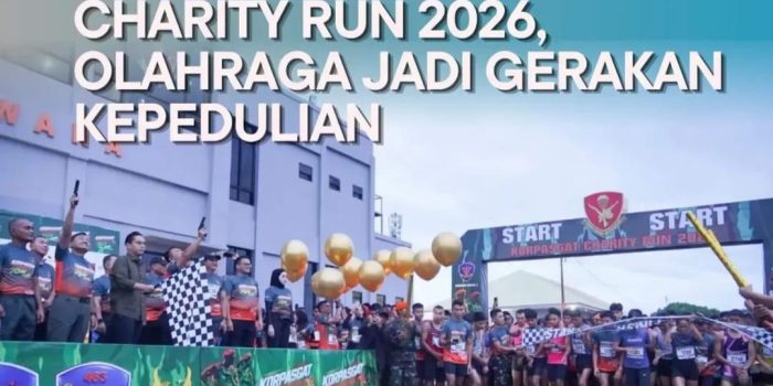 Rico Waas Lepas Ribuan Peserta Korpasgat Charity Run 2026